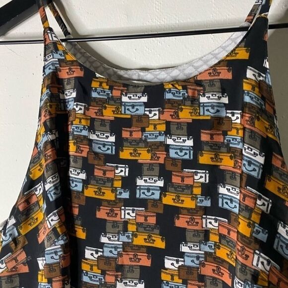 Anthropologie Porridge Retro Suitcase Novelty Print Top - Picture 7 of 10